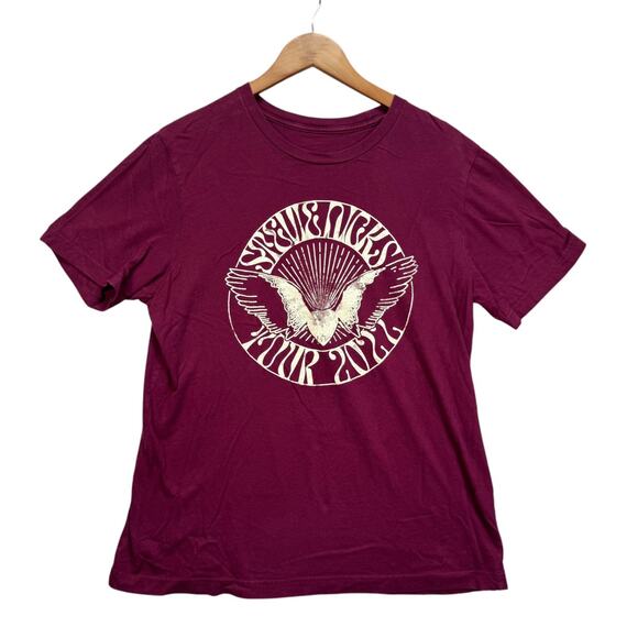 Stevie Nicks 2022 Tour Dateback Tee Official T-Shirt 2 Sided Fleetwood Mac L - Picture 1 of 3